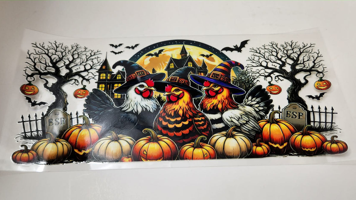 Spooky chickens