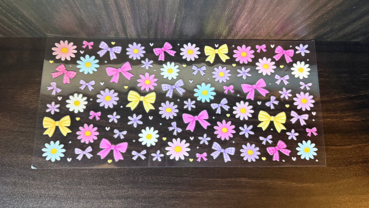 Flowers and bows