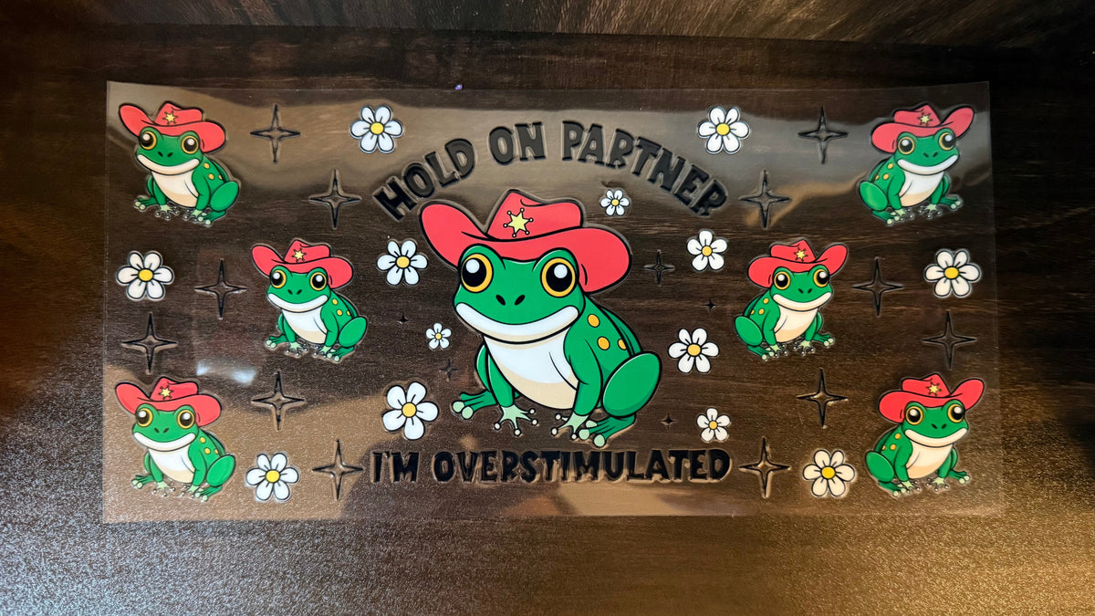 Overstimulated frog