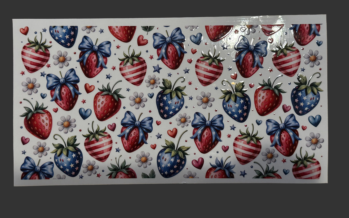 Patriotic strawberries