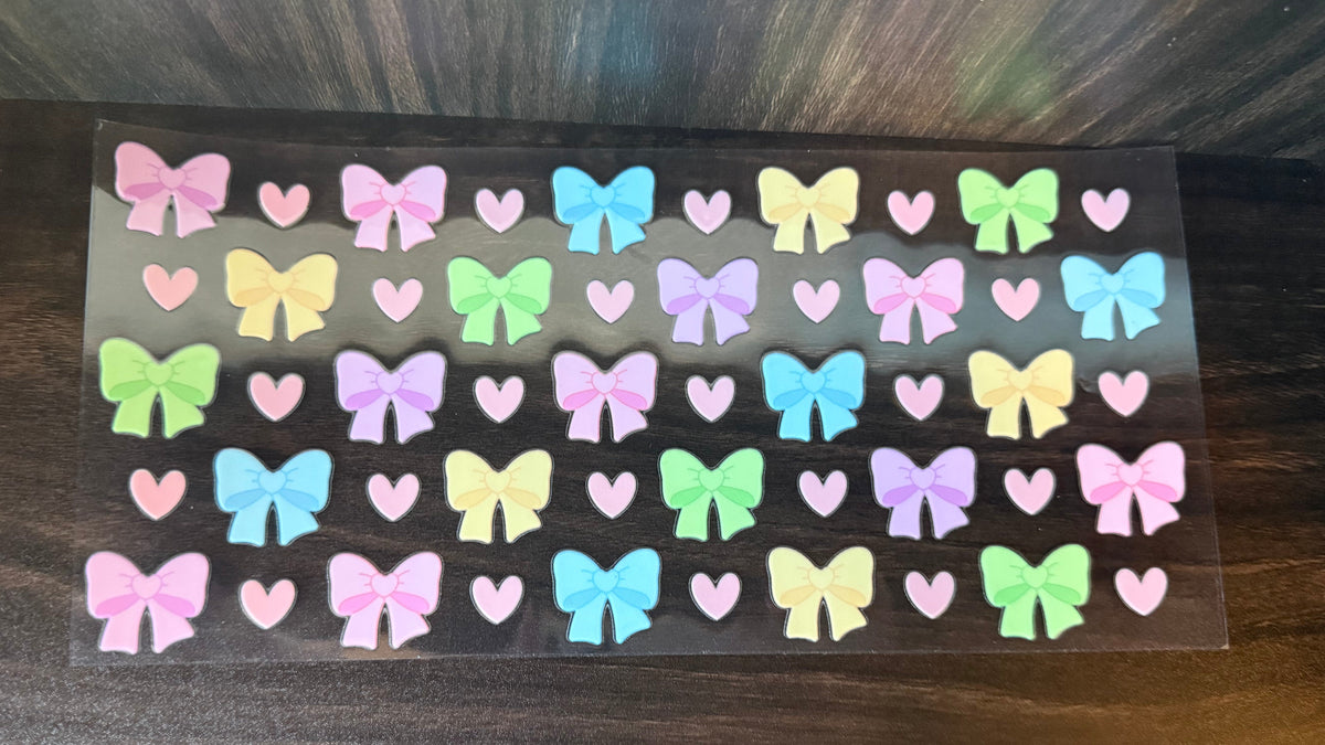 Bows and hearts