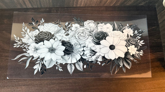 Flowers black & white