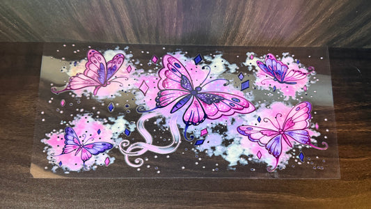 Purple & Pink butterfly