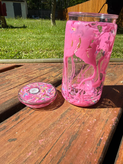 16oz Cupcake inspired lava tumbler